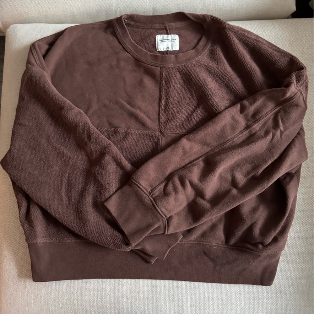 Abercrombie & Fitch Deep Brown Sweatshirt